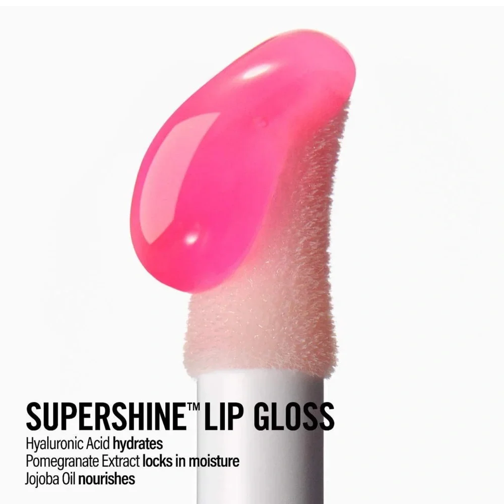 💚 2/$30 Makeup By Mario, Hydrating SuperShine Lip Gloss in Rosewater - Picture 4 of 6